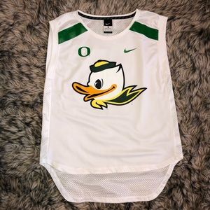 White Nike Oregon Duck Jersey